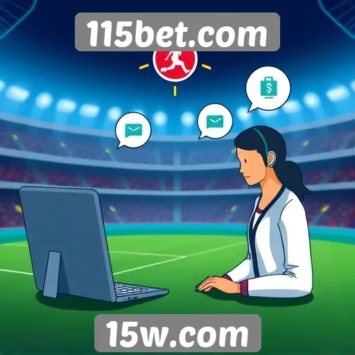 Suporte ao cliente e recursos no 115bet
