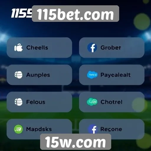 Métodos de pagamento aceitos no 115bet.com