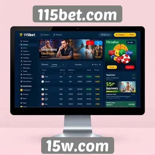 Interface do usuário do 115bet.com é amigável